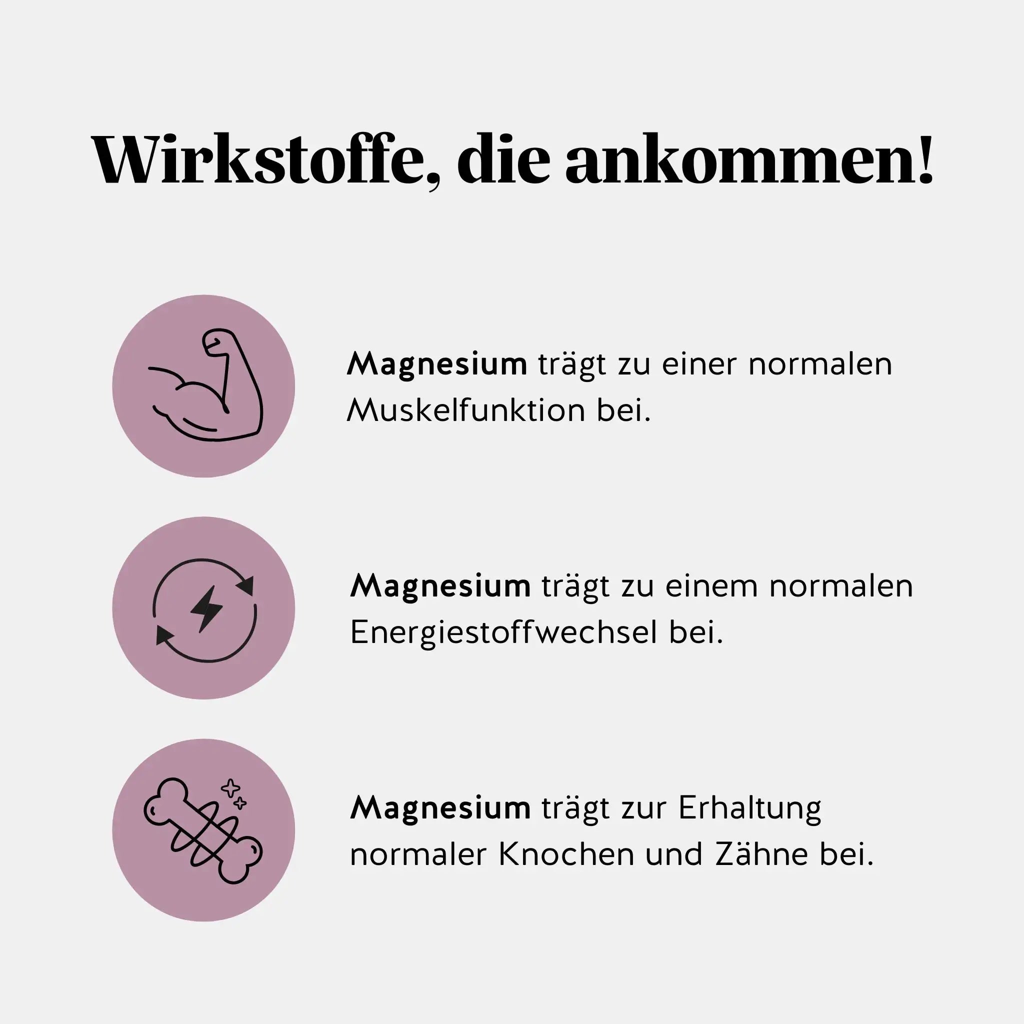 Magnesium Power & Balance Trio