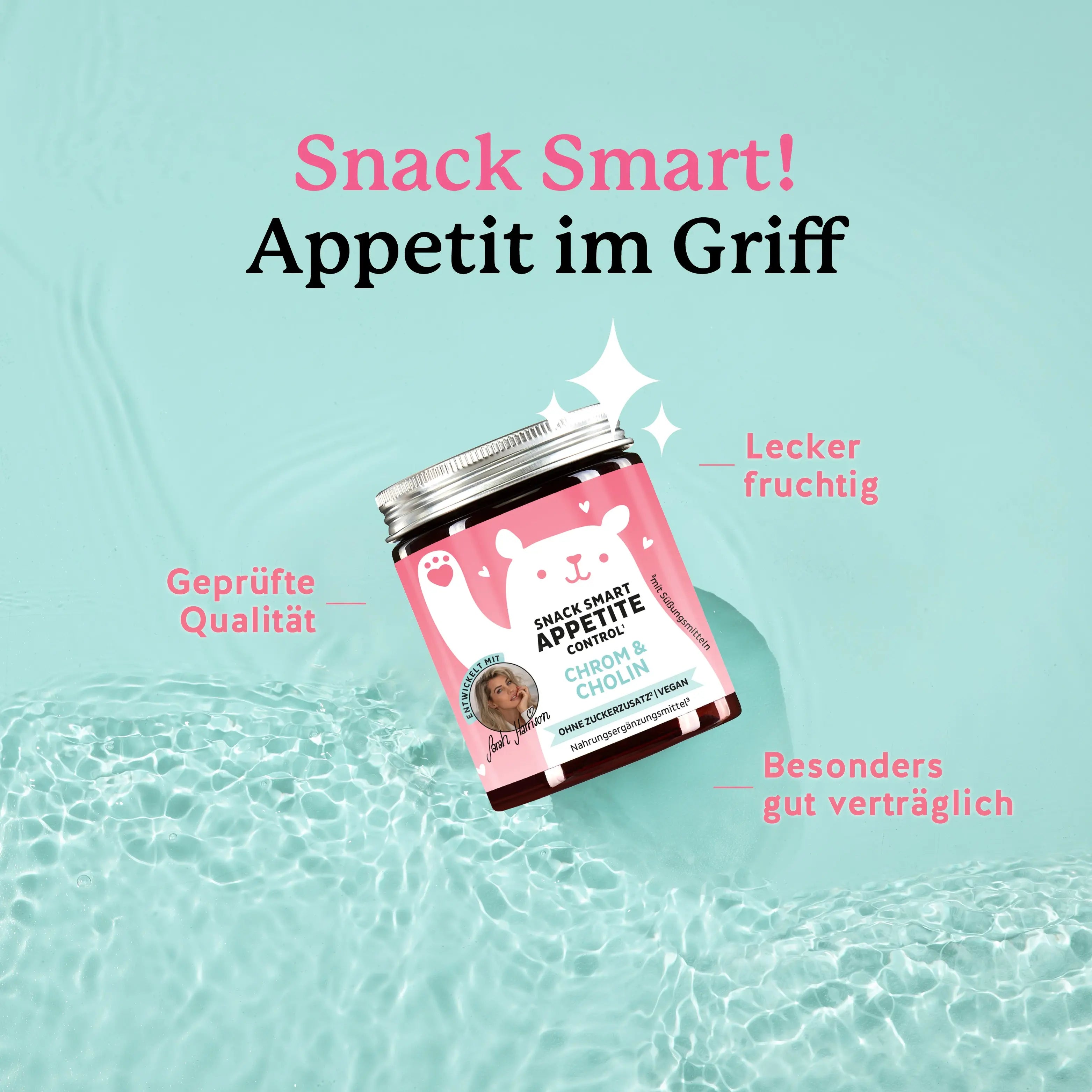 Vorteile des Produkts Snack Smart Appetite Control. Von Bears with Benefits