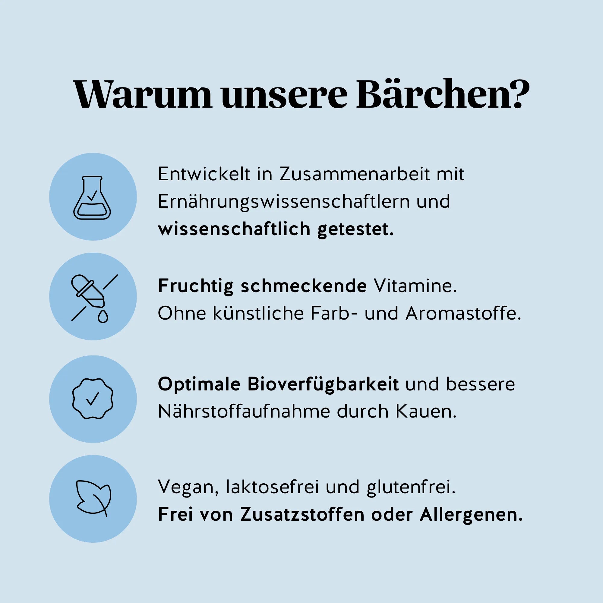 Bears with Benefits Mind Fuel* Brain Complex – Wissenschaftlich entwickelte Vitamin-Gummibärchen mit Ginkgo- & Ginsengextrakt: fruchtig schmeckend, optimale Bioverfügbarkeit durch Kauen, vegan, laktosefrei und glutenfrei, frei von Zusatzstoffen und Allergenen
