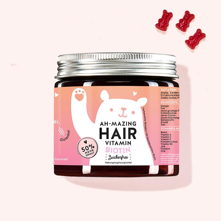 GESCHENK: Ah-mazing Hair - für schönes, volles Haar & Nägel, zuckerfrei (45 Stk.)