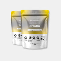 Bears with Benefits Daily Essentials Kreatin – vegane Kreatin Gummies für Leistung bei Schnellkrafttraining, 1.500 mg Kreatin pro Stück und 3.000 mg Kreatin pro Tagesdosis 2 Stück, 2x60 Stück, 2 Monate Vorrat, Zitronen- und Limettengeschmack, zuckerfrei, laktosefrei & glutenfrei, Nahrungsergänzungsmittel, 240 g pro Packung