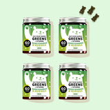 4 Monatskur von Eat your Super Greens mit Gerstengras, Moringa & 6 weiteren Greens von Bears with Benefits als Allrounder für dein Wohlbefinden.