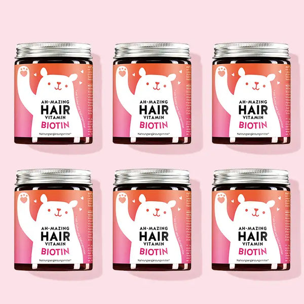 12 Monatskur der Ah-mazing Hair Vitamins mit Biotin für schönes, volles Haar und Nägel von Bears with Benefits
