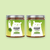 Bears with Benefits Burn Baby Burn Vitamin – Vegane, zuckerfreie Gummies mit Chrom, Biotin, Zink, L-Carnitin & Grüntee-Extrakt, 180 Bärchen mit Zitronengeschmack.