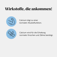 Bears with Benefits Daily Essentials Calcium – Calcium Gummies mit Wirkstoffen, die ankommen: Calcium trägt zu einer normalen Muskelfunktion bei und wird für die Erhaltung normaler Knochen und Zähne benötigt, 250 mg Calcium pro Stück, 60 Stück, 2 Monate Vorrat