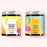 2er Set "Duo für kleine Superhelden" bestehend aus den Hey Sunshine Sun Vitamins mit Vitamin D und den Doin' It For The Kids Vitamins mit Multivitamin für Kinder von Bears with Benefits