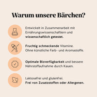 Gründe, sich für die Forever Young Skin Gummibärchen von Bears with Benefits als praktisches und leckeres Nahrungsergänzungsmittel zur Unterstützung der Hautschönheit von innen zu entscheiden.
