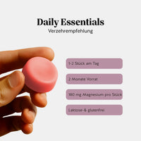 Bears with Benefits Daily Essentials Magnesium – Verzehrempfehlung 1–2 Magnesium Gummies am Tag, 180 mg Magnesium pro Stück, 60 Stück, 2 Monate Vorrat, laktose- & glutenfrei, Daily Essentials, Nahrungsergänzungsmittel