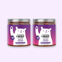 Bears with Benefits Oh Yeah Bear Libido – Vorteilspack mit 2 Dosen à 90 veganen Gummibärchen mit Zink, Maca & Ginseng.