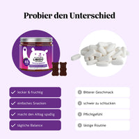 Bears with Benefits Oh Yeah Bear Libido – Gummibärchen statt Tabletten: lecker, fruchtig und einfach einzunehmen.