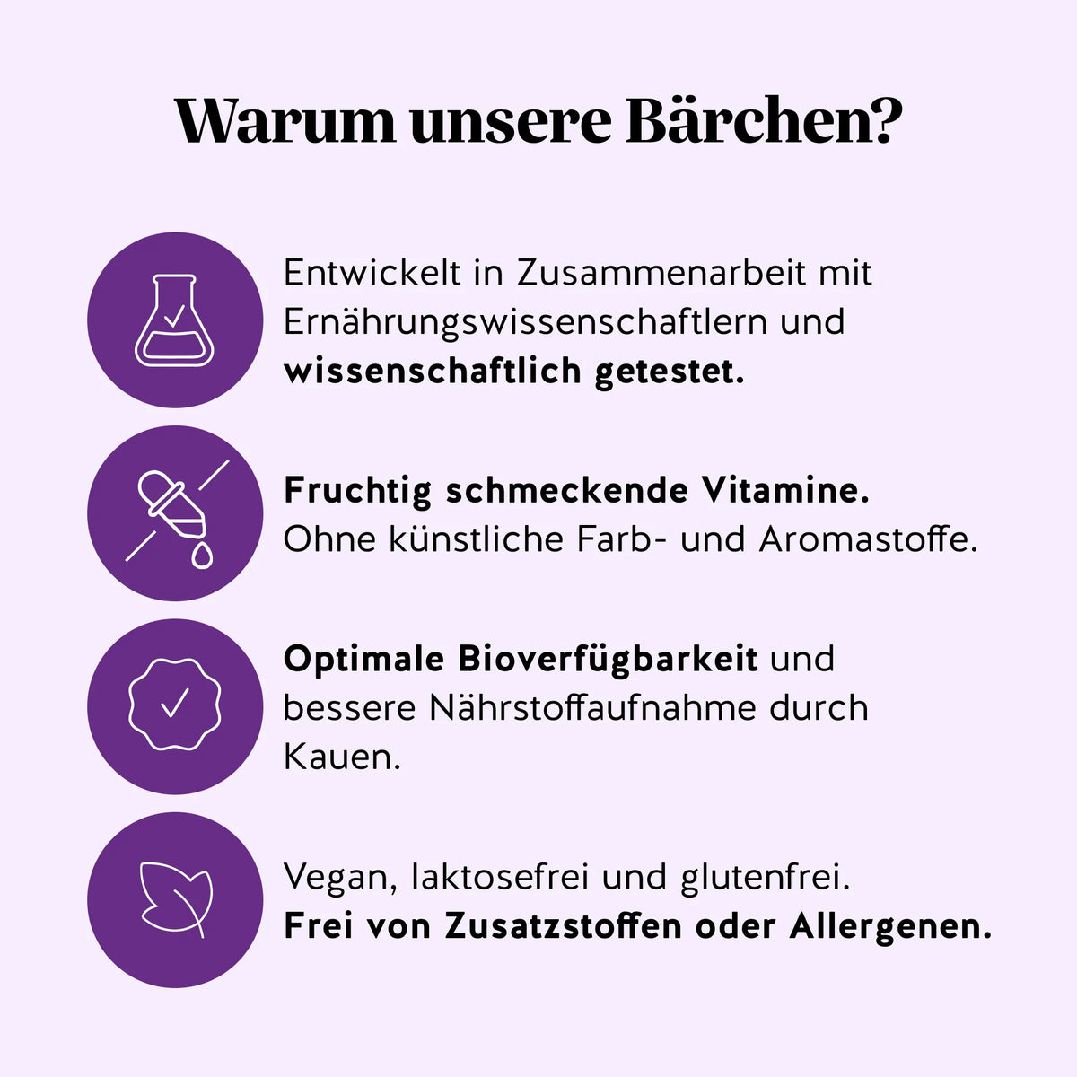 Bears with Benefits Oh Yeah Bear Libido – Warum unsere Gummibärchen: vegan, fruchtig und in Zusammenarbeit mit Ernährungswissenschaftlern entwickelt.