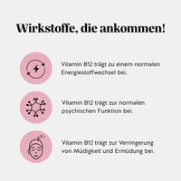 Bears with Benefits Daily Essentials Vitamin B12 – Vitamin B12 Gummies mit Wirkstoffen, die ankommen: Vitamin B12 trägt zu einem normalen Energiestoffwechsel, zur normalen psychischen Funktion und zur Verringerung von Müdigkeit und Ermüdung bei, 400 µg Vitamin B12 pro Stück, 60 Stück, 2 Monate Vorrat