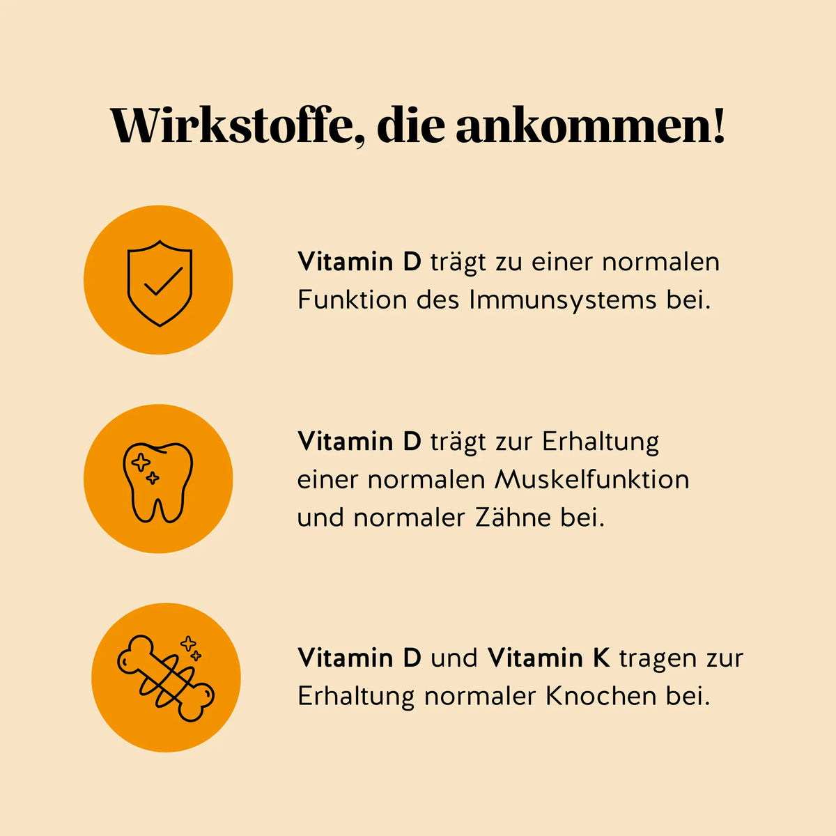 Bears with Benefits HEY SUNSHINE SUN Vitamin – Vitamin D trägt zu einer normalen Funktion des Immunsystems bei*, Vitamin D trägt zur Erhaltung normaler Muskelfunktion und normaler Zähne bei*, Vitamin D und Vitamin K tragen zur Erhaltung normaler Knochen bei*, vegane Gummibärchen, zuckerfrei