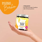 Diese Inhaltsstoffe und Nährstoffe stecken in den Hey Sunshine Sun Vitamins von Bears with Benefits: Vitamin D.